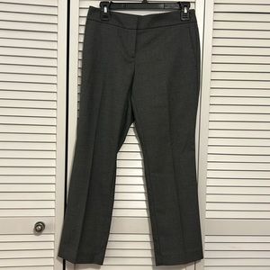 Ann Taylor grey dress pants, straight leg, soft material. 0P